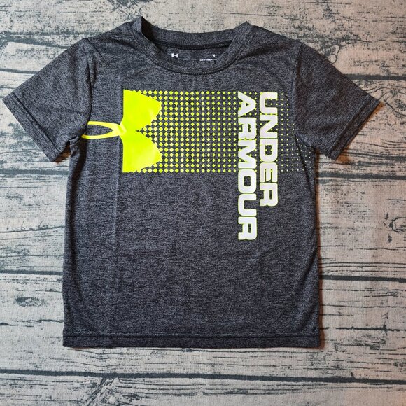 Under Armour Gray Boys Size 4 T Shirt - Picture 1 of 6